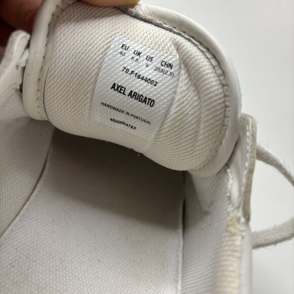 Axel Arigato Women's Dice Lo Sneaker Size US 9 Eu 40 White Leather Upper - Picture 16 of 16